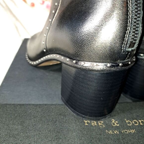 NIB Rag & Bone Willow Studded leather Boots - Picture 4 of 16